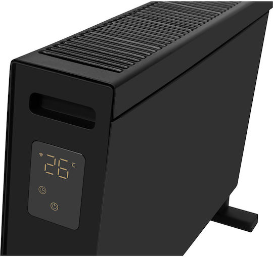 Kraft & Dele Floor Convector Heater 2000W with Electronic Thermostat and WiFi Black