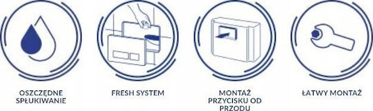 Cersanit Cersanit Spülplatte Für Doppelspülung