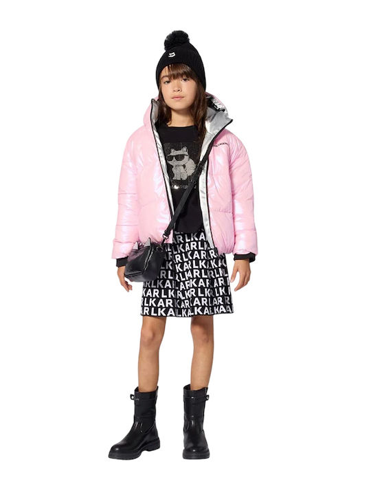 Kids Casual Short Silver Jacket
