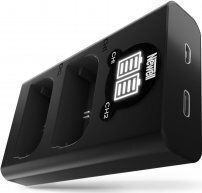 Newell Doppeltes Netzadapter Kompatibel mit Canon