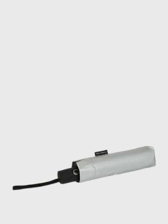 Karl Lagerfeld Ikon Automatischer Kompakter Regenschirm Braun