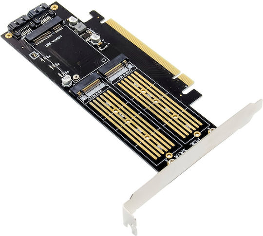 InLine PCIe-Karte für M.2 / mSATA Anschluss