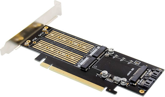 InLine PCIe-Karte für M.2 / mSATA Anschluss