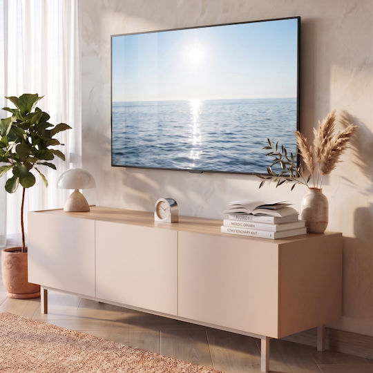 Έπιπλο Τηλεόρασης Sedra Μπεζ Μ150xΠ49xΥ42cm