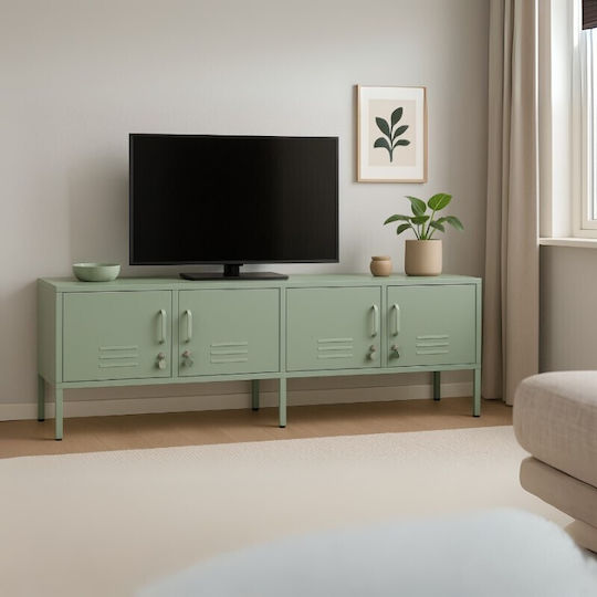Μπουφές Color από Μέταλλο Pastel Green 160x45x55cm