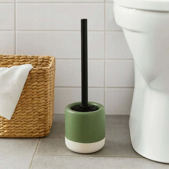 Bathroom Solutions Ceramic Toilet Brush Black