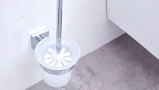Tesa Metallische Toilettenbürste Badezimmer Silber