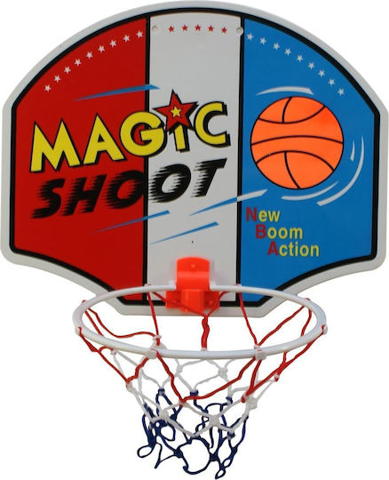 Enero Basketballkorb mit Rückwand und Netz