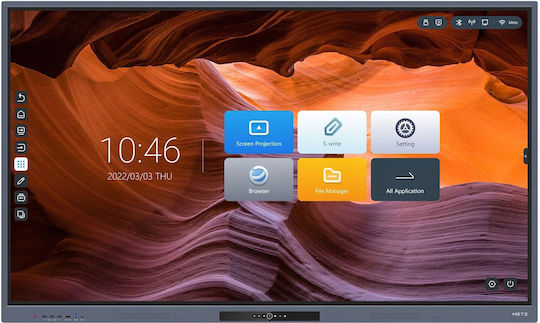 Metz Διαδραστικός Πίνακας Αφής 65" Android
