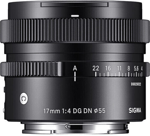 Sigma Обектив за Пълен Кадър 17mm f/4 DG Contemporary Фиксиран за Leica L Mount Черен