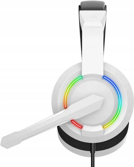 Baracuda BGH-021 Over Ear Gaming Headset with USB Connection White
