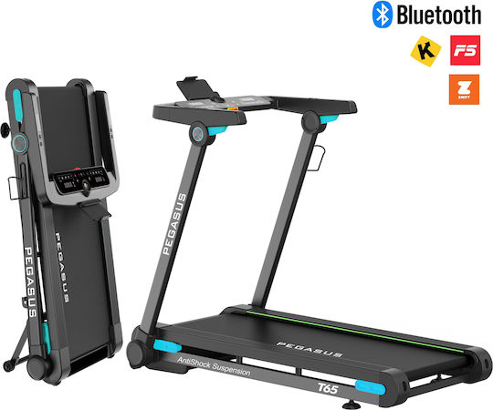 Pegasus T65 2.25hp Electric Foldable Treadmill for User up to 110kg