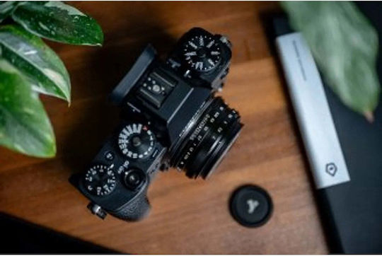 Crop Camera Lens Ultron 27 mm f/2,0 Pancake for Fujifilm X Mount Black