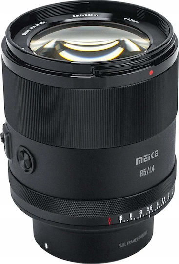 Meike Full Frame Camera Lens 85mm f/1.4 FF STM Fixed for Sony E Mount Black