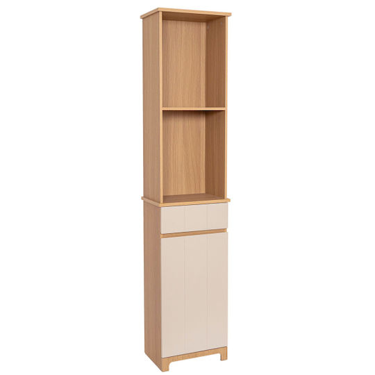 Eurocasa Bathroom Column Cabinet Floor M38xD26xH174.5cm Brown