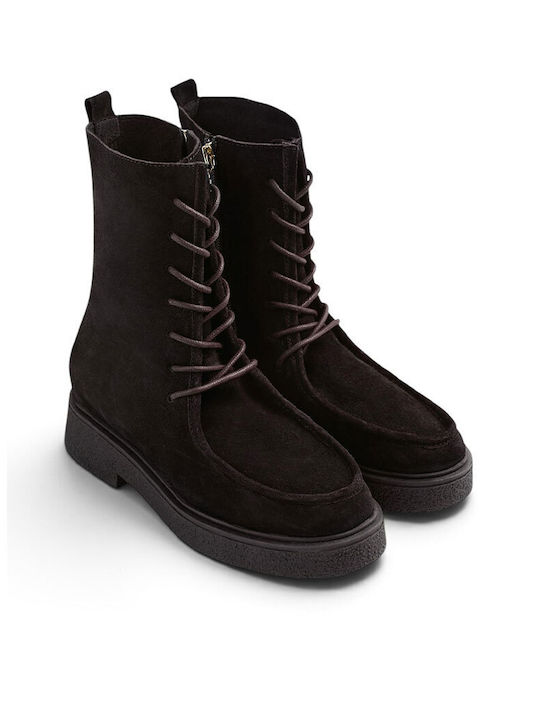 Gioseppo Kampfstiefel Dunkelbraun