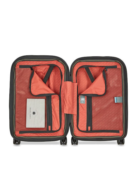 Delsey Helium Βαλίτσα Ταξιδίου Καμπίνας Anthracite Ύψους 55εκ.