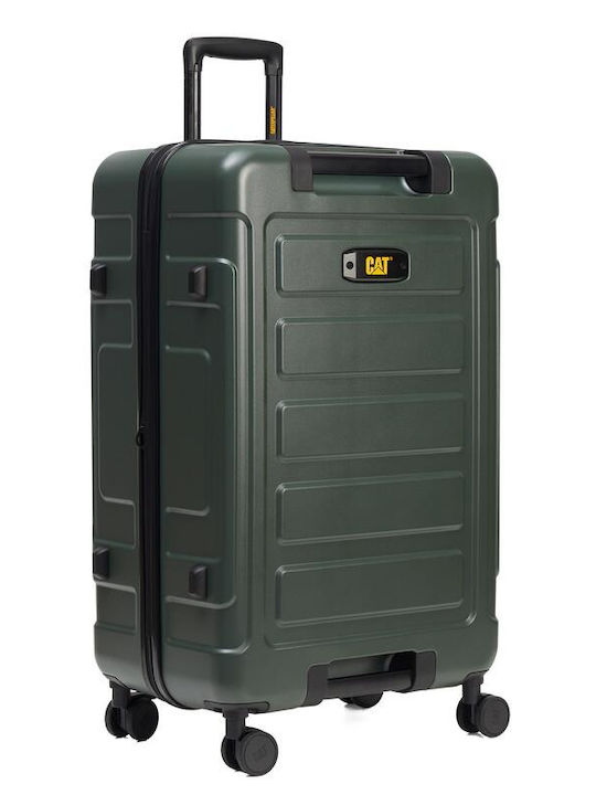 CAT Hard Green Suitcases