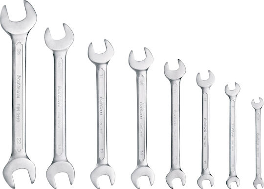 Set Dublu De Chei Poligonale Fortum 8 Bucăți 6-24mm Cr-v 4730104