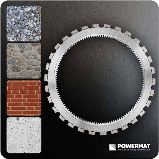 Powermat Δίσκος Κοπής Δομικών Υλικών με 30 Δόντια 410mm