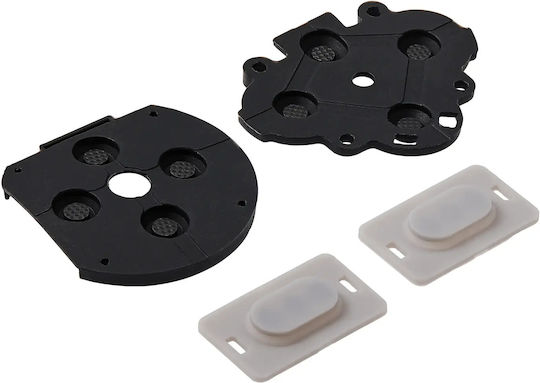 Left Right Rubber Conductive D-pad Buttons Set Playstation Portable Psp 1000 4 Piece Set