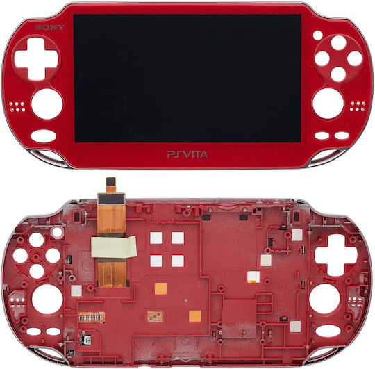 Lcd Screen Stand Playstation Vita 1000 Red