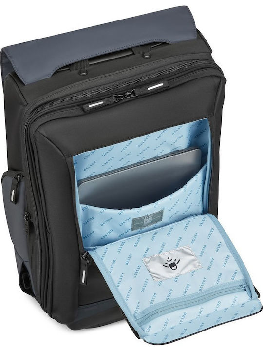 Delsey Laptop Backpack for 15.6" Laptop in Black 202065000