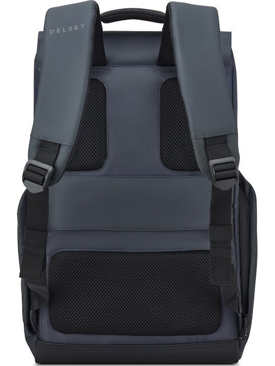 Delsey Securflap Τσάντα Πλάτης για Laptop 15.6" σε Γκρι χρώμα