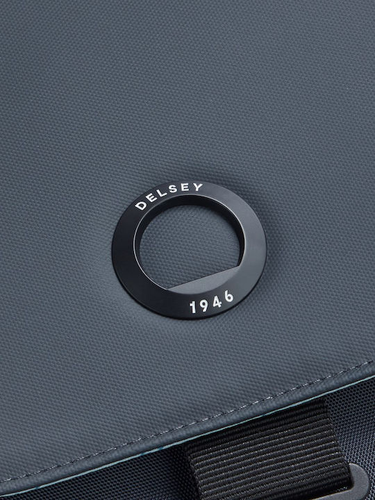 Delsey Securflap Τσάντα Πλάτης για Laptop 15.6" σε Γκρι χρώμα