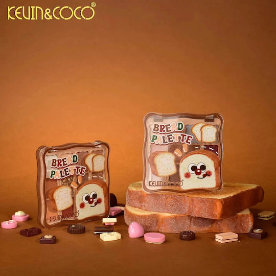Kevin&Coco Παλέτα με Σκιές Ματιών Matte σε Στερεή Μορφή Soft Nude 82.7gr
