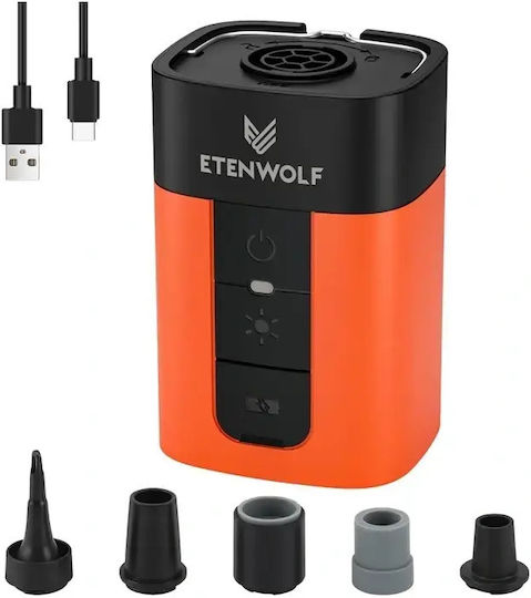 Etenwolf Air 5 Pro Elektrische Pumpen für Aufblasbares Orange