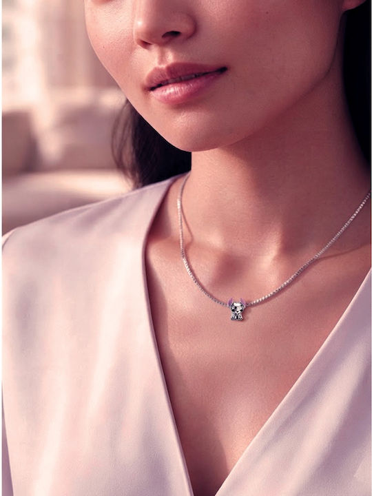 Meet Me At The Sunset Pink Necklace
