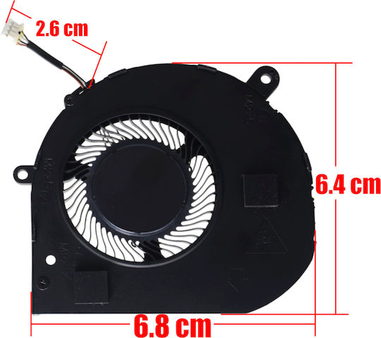 Лаптоп Вентилатор Cpu Cooling Fan Dell Precision 15 3550 3540 Latitude 5510 E5510 5500 Eg50040s1-cj60-s9a Dc28000pksl 6t7hn 06t7hn At2uj001zsl 4pin Код 81783