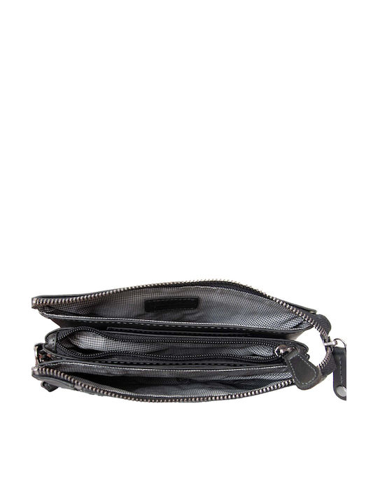Leather Men's Handbag Black