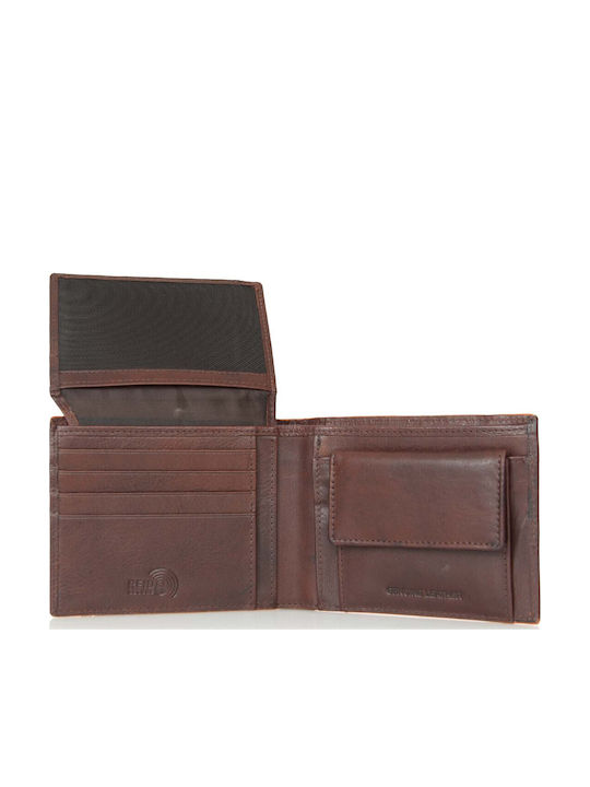 Leder Herrenbrieftasche Braun