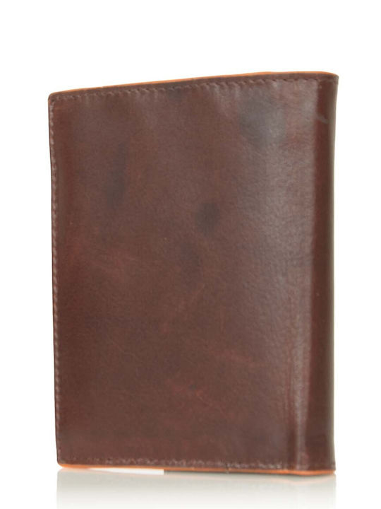 Deri Herrenbrieftasche Braun