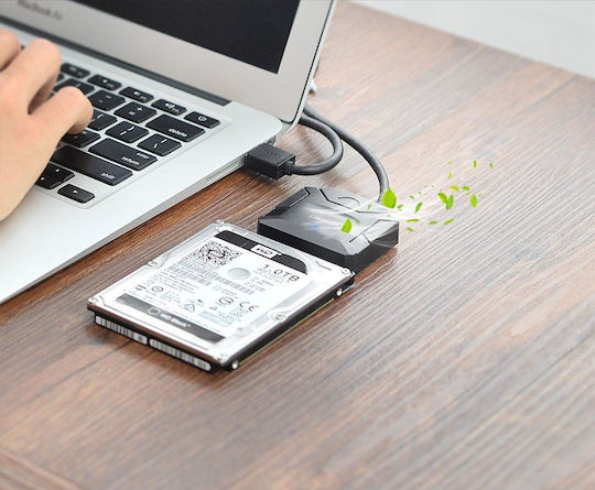 Ugreen CR108 Αντάπτορας SATA to USB 3.0 5Gbps Data Transfer HDD SSD Χωρίς Τροφοδοτικό Μαύρο