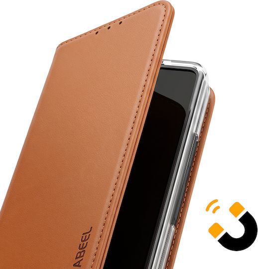 Abeel Rfid Портмоне Калъф Google Pixel 11 Pro Сгъваем Стойка Кафяв
