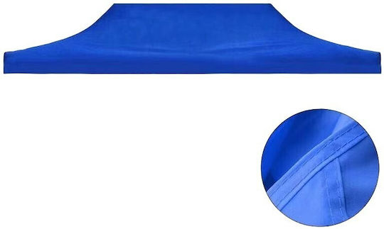 Acoperiș pentru Foișor Albastru cu Acoperire PVC 2.9x4.3m