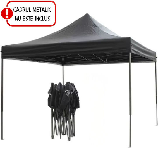 Κάλυμμα για Κιόσκι Μαύρο 2.9x2m