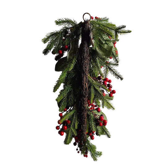 InTheBox Weihnachtskranz Dekoratives Kunststoff Zweigstelle Länge 71cm 2 Stück Grün