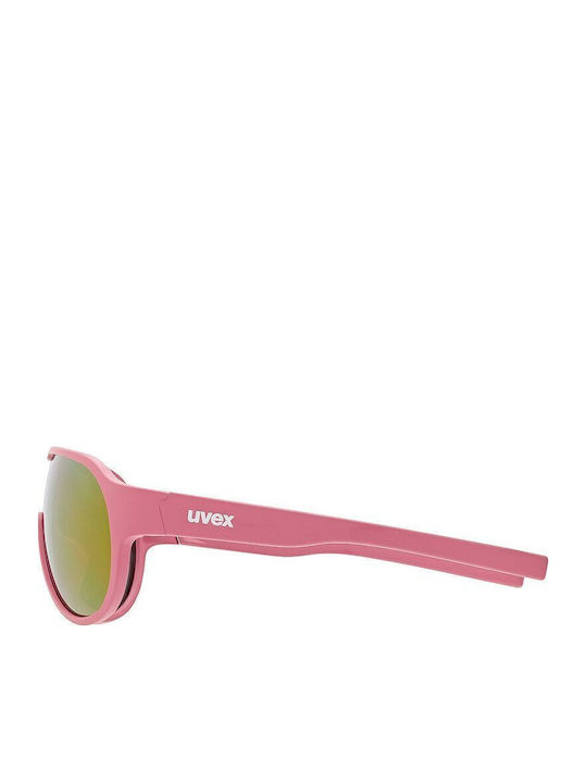 Uvex Sportstyle 512 Kinder-Sonnenbrillen mit Spiegel Rosa