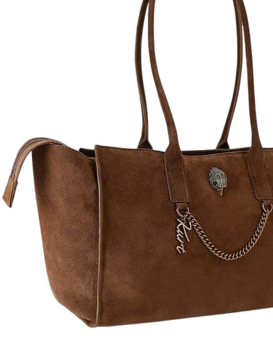 Sloane Leather Women's Shopper Bag Suede Brown