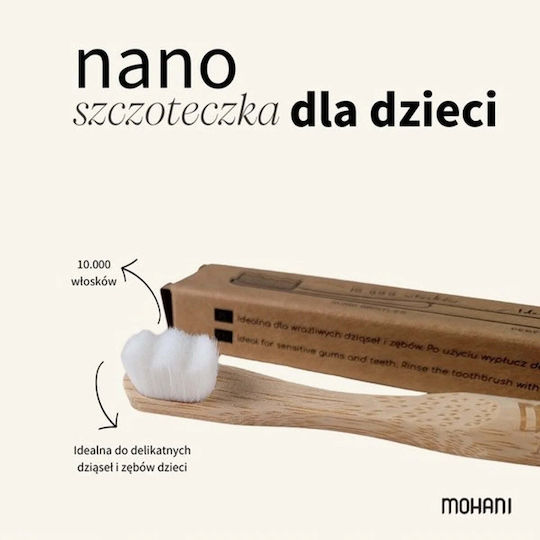 Mohani Nano Детска Четка за Зъби Розова
