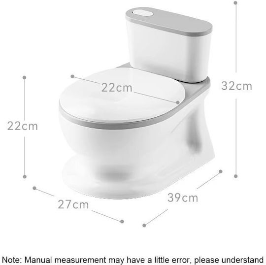 Little Mom Pottie Toilet with Lid Pink