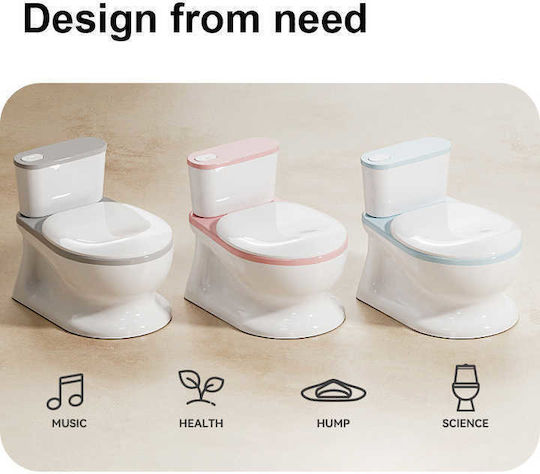 Little Mom Pottie Toilet with Lid Pink