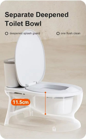 Little Mom Pottie Toilet with Lid Pink