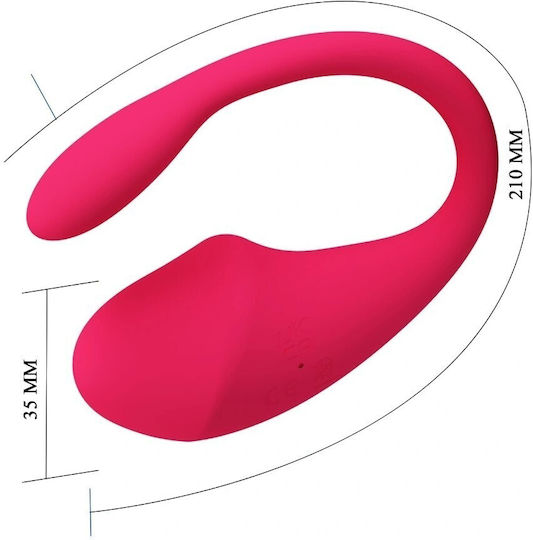 Debra Δονητής 19.5cm Ροζ