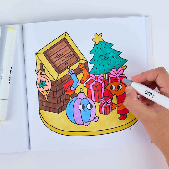 Omy Malbuch Cozy Art Weihnachten