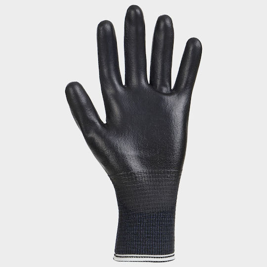Stenso Touchscreen Waterproof Safety Gloves Navy Blue Nitrile